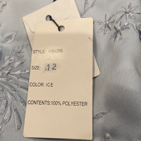 Zola Evening pale blue beaded jacket - Picture 6 of 7